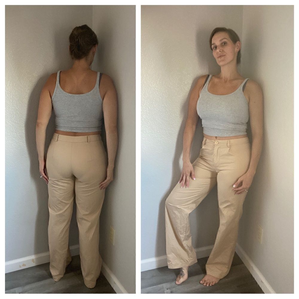 Princess Polly Pants High Rise Tan US 8 Minimalist Neutral
